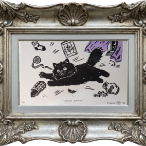 Hand-Pulled Print - Midnight Zoomies