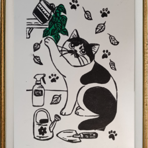 Hand-Pulled Print - The Plant Destroyer