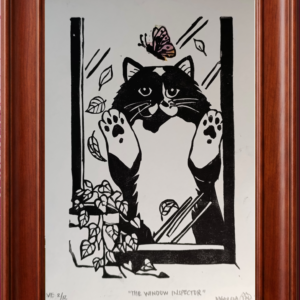 Hand-Pulled Print - The Window Inspector