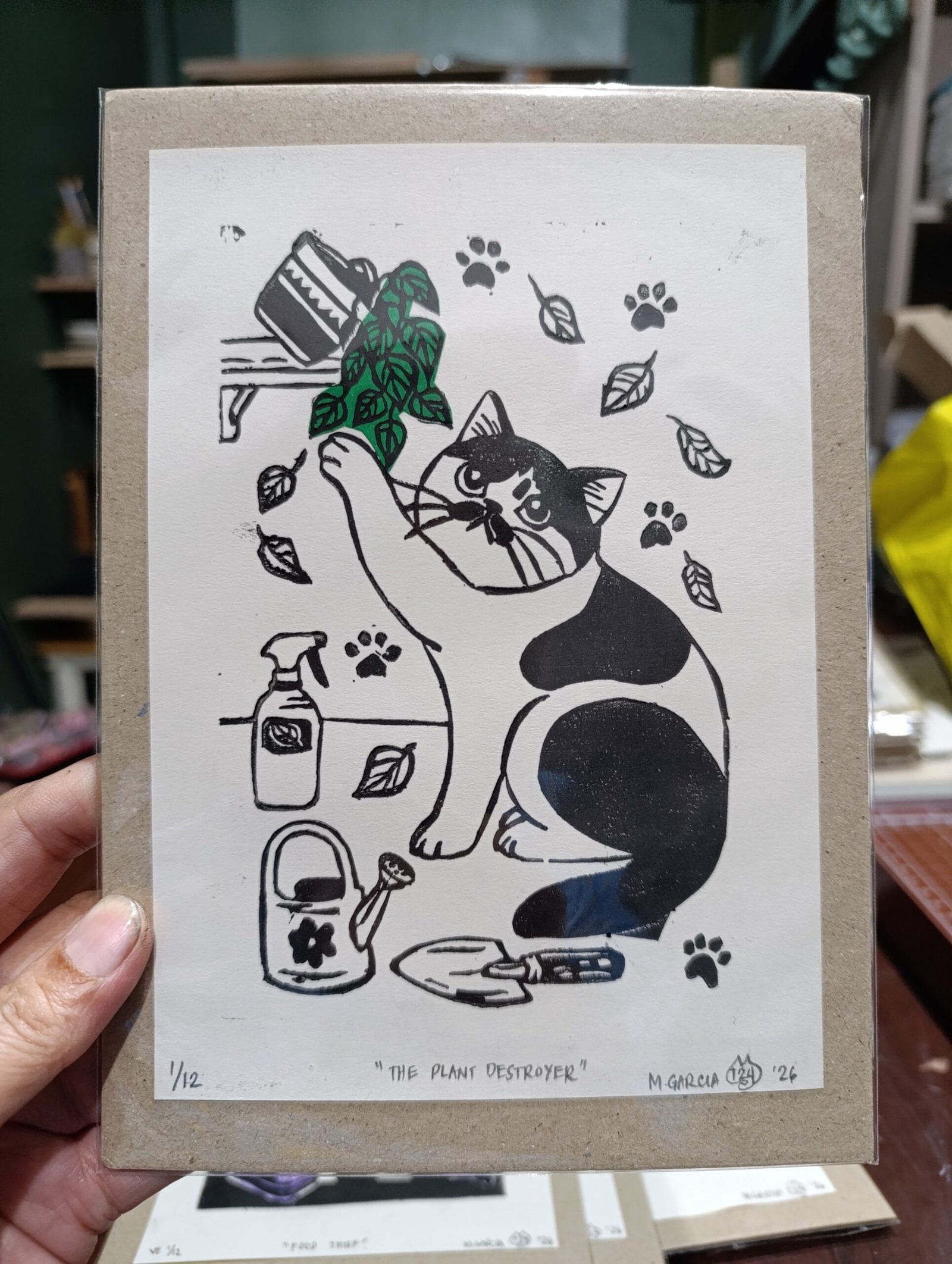 Hand-Pulled Print - The Plant Destroyer - Image 2