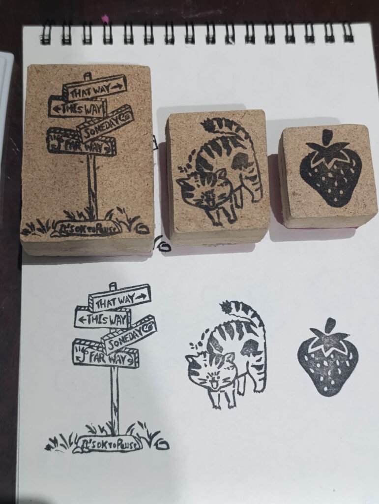 Custom Hand-Carved Stamp