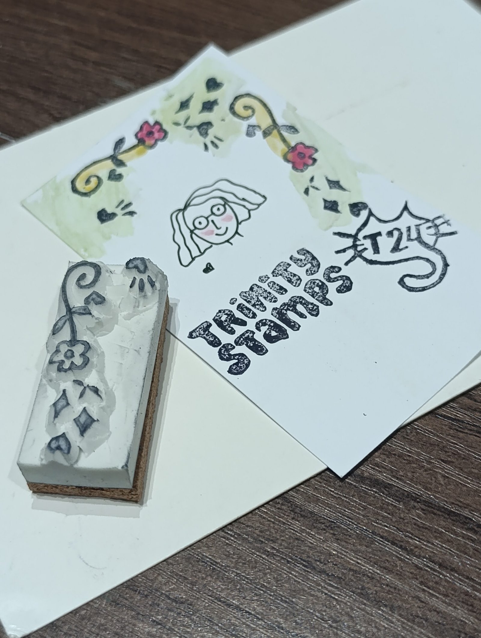 Hand-Carved Stamps - Border-Style