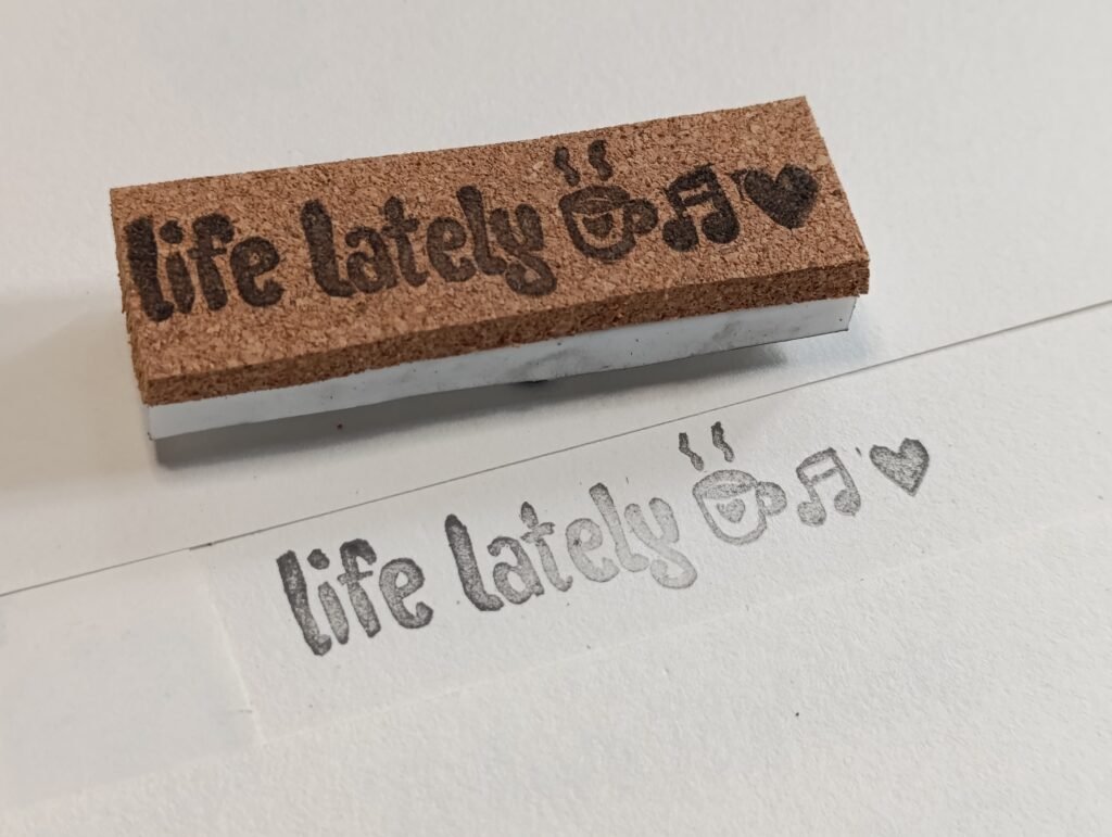 Hand-Carved Stamps - Journal Text Stamps