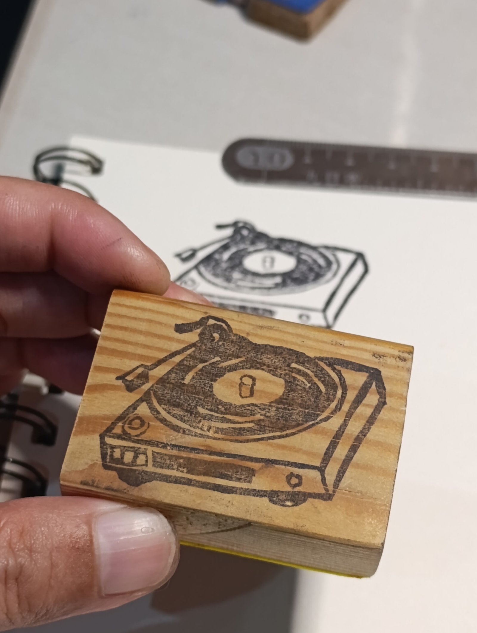 Hand-Carved Stamps - Nostalgic & Retro