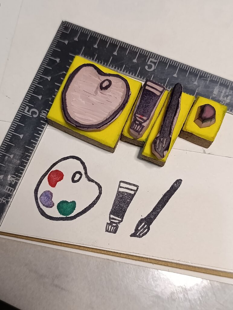 Hand-Carved Stamps - Layered Stamp Collection